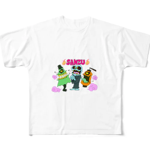 SANZU フルグラフィックTシャツ