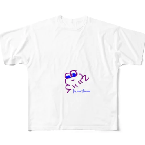 フロッグマン　トーキーイラスト All-Over Print T-Shirt