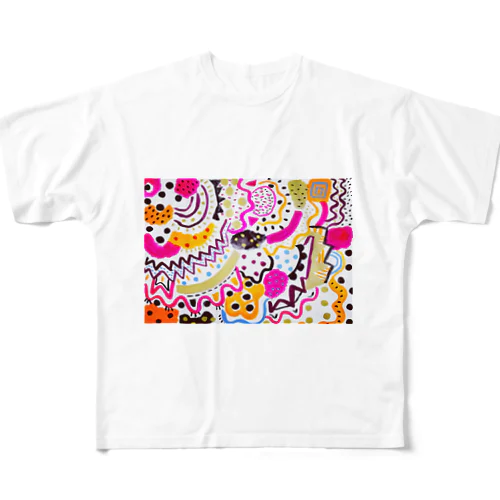 小さな生き物の世界 All-Over Print T-Shirt