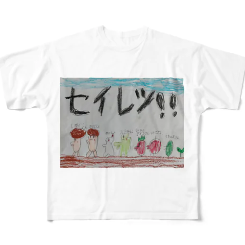 しめじ班長！！ フルグラフィックTシャツ