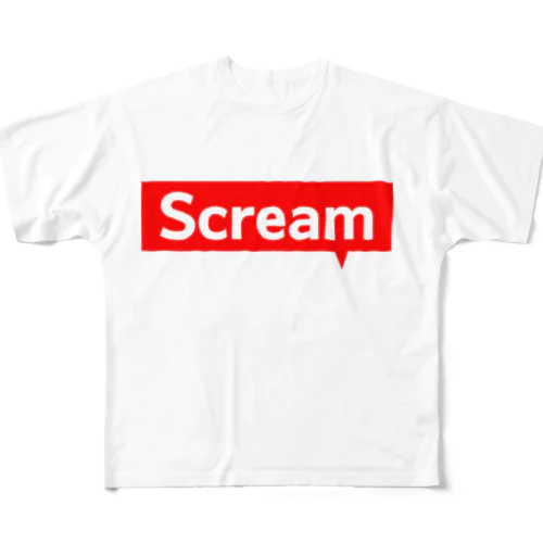 Scream All-Over Print T-Shirt