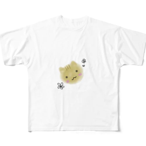 ぽわぽわねこ All-Over Print T-Shirt