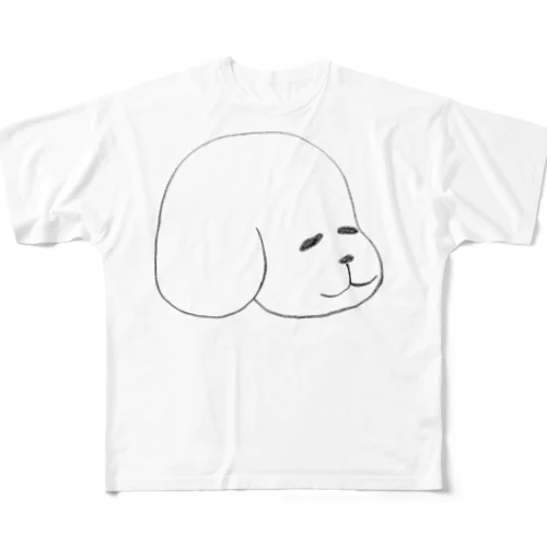 いぬ All-Over Print T-Shirt