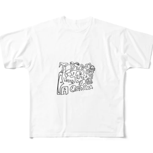 顔くん All-Over Print T-Shirt