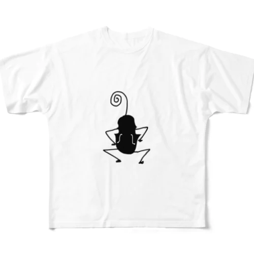 バイオリン君 フルグラフィックTシャツ