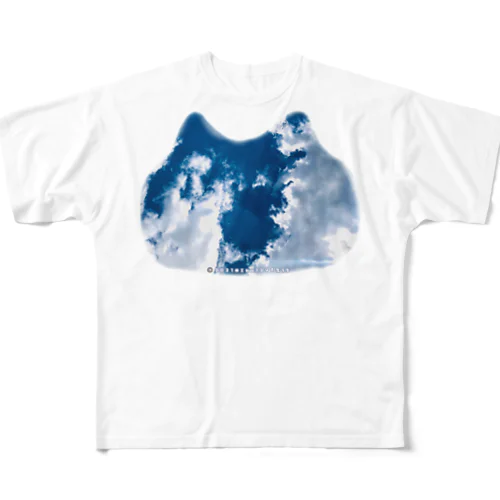 ねこそら All-Over Print T-Shirt