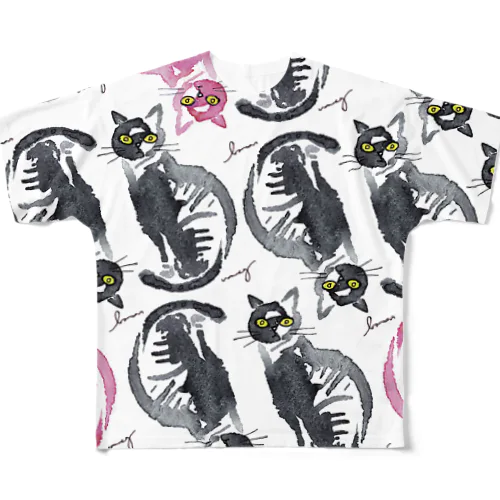 cats All-Over Print T-Shirt