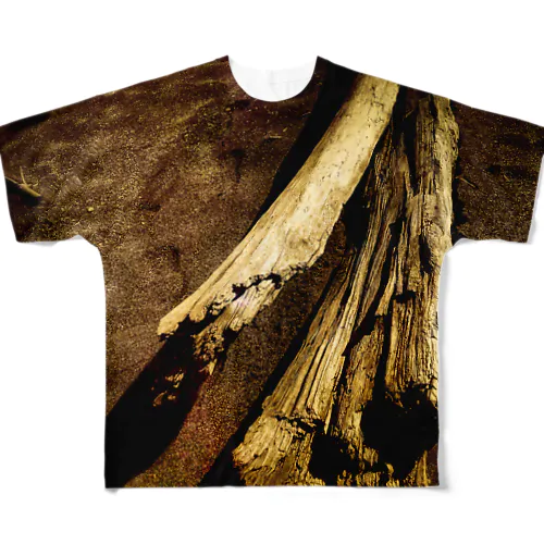 流木の記憶 フルグラフィックTシャツ