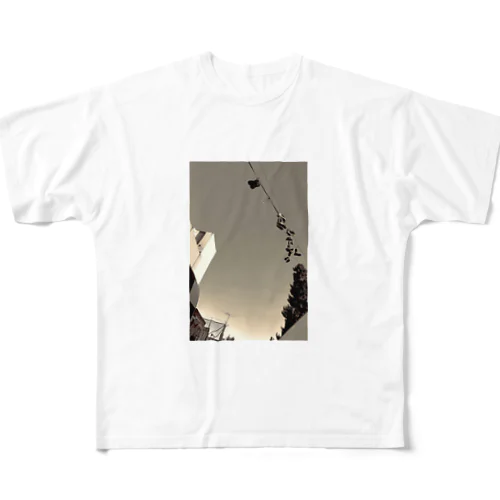 街中の景色 All-Over Print T-Shirt