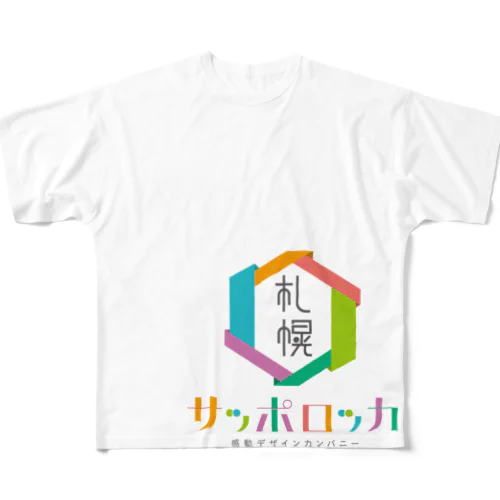 感動デザインカンパニー「サッポロッカ」 All-Over Print T-Shirt