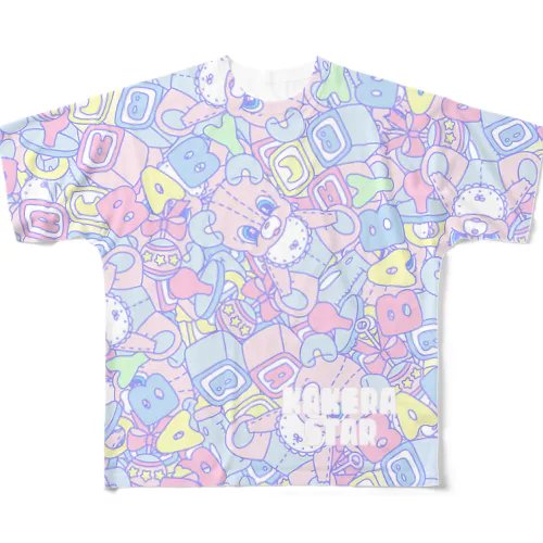 ばぶあちゃん All-Over Print T-Shirt