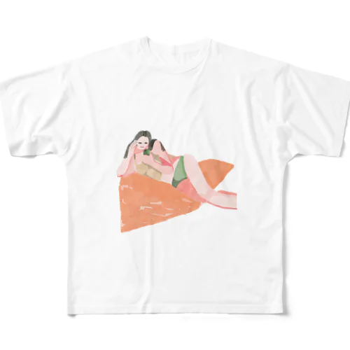 リラックス All-Over Print T-Shirt