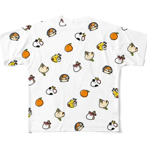 FOODOUBUTSU All-Over Print T-Shirt