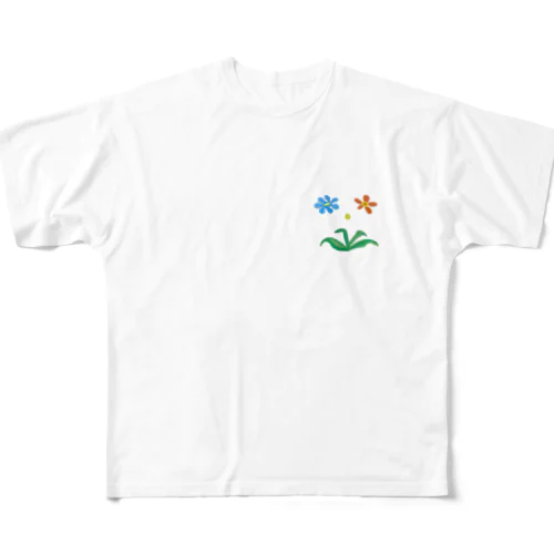 お花のTシャツ All-Over Print T-Shirt