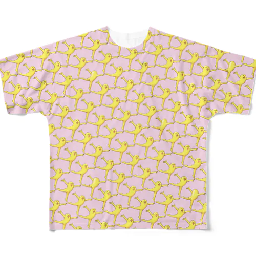 たらららおどり格子 All-Over Print T-Shirt