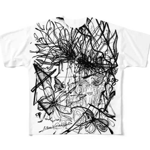 LOOK AT All-Over Print T-Shirt