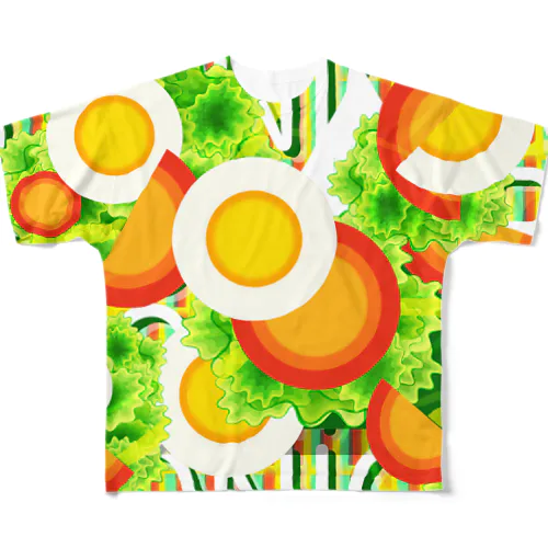 🥗ご機嫌サラダDAY🥗 All-Over Print T-Shirt