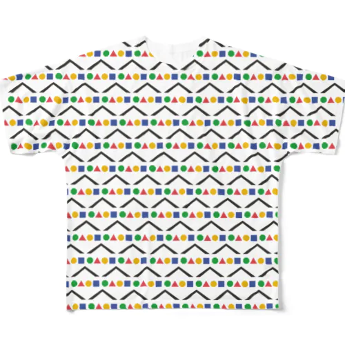 シクミヤ総柄T All-Over Print T-Shirt