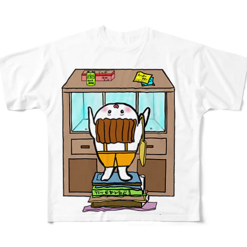 白ハンペンの母ちゃん All-Over Print T-Shirt