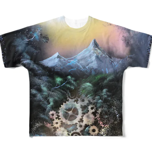 ギア All-Over Print T-Shirt