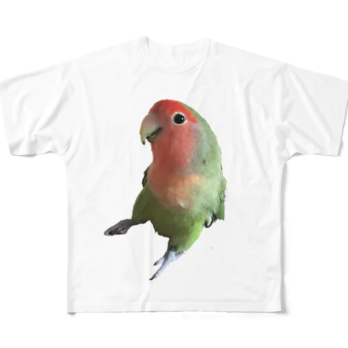 ちゃくら # コザクラインコ フルグラフィックTシャツ