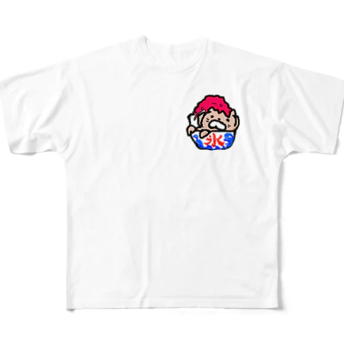 かき氷たろしゅ フルグラフィックTシャツ