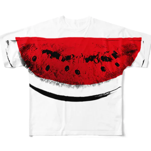 すいか -watermelon- 切 All-Over Print T-Shirt