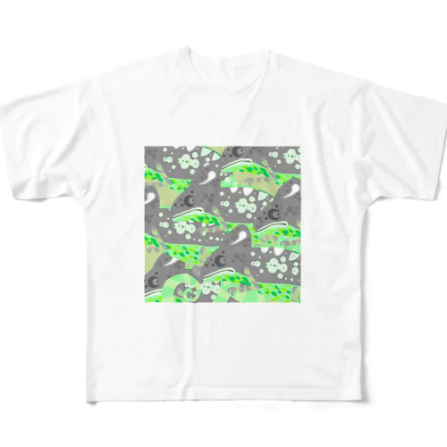 狂気的なカメレオン  All-Over Print T-Shirt