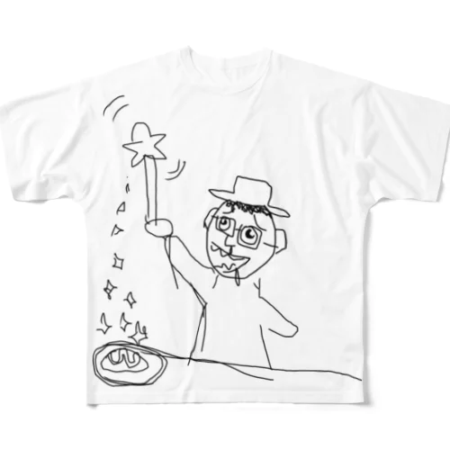 魔法をかけるおおたか氏 フルグラフィックTシャツ