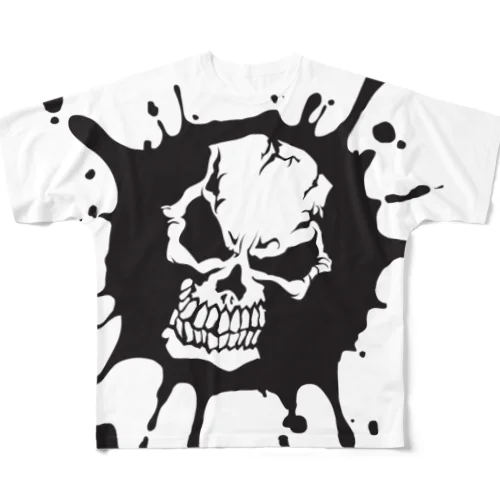 ビッグスカルドロップ All-Over Print T-Shirt