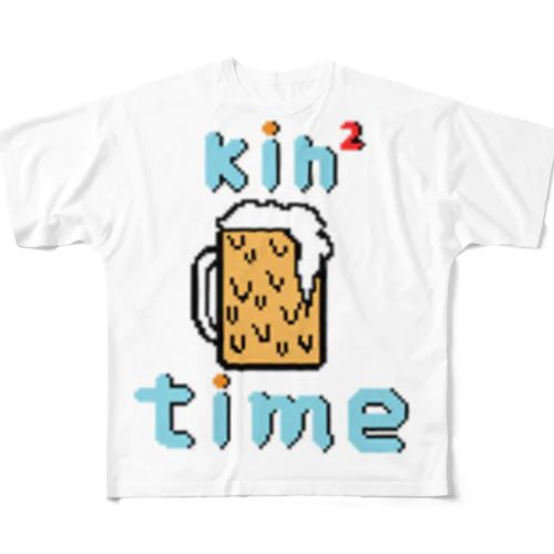 kinkin time beer　キンキンタイム　ビールver All-Over Print T-Shirt