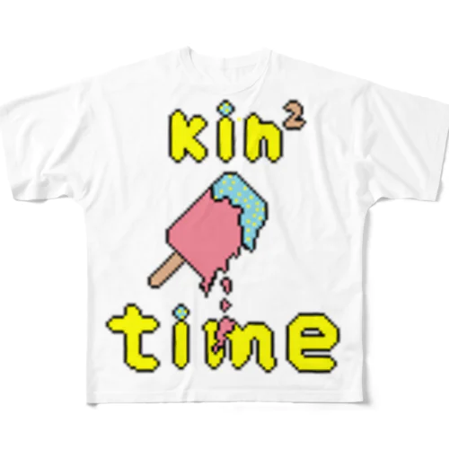 kinkin time Ice cream　キンキンタイム　アイスクリーム　ver All-Over Print T-Shirt