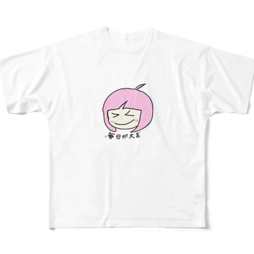 【Tシャツ】毎日が大吉 All-Over Print T-Shirt