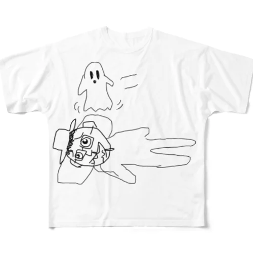 寝てるおおたかさん All-Over Print T-Shirt