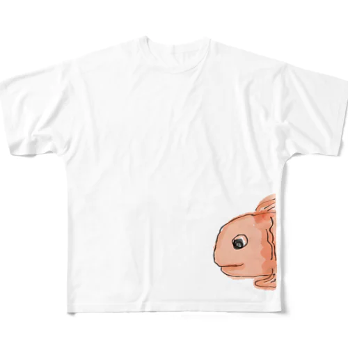 片山家の大金魚 フルグラフィックTシャツ