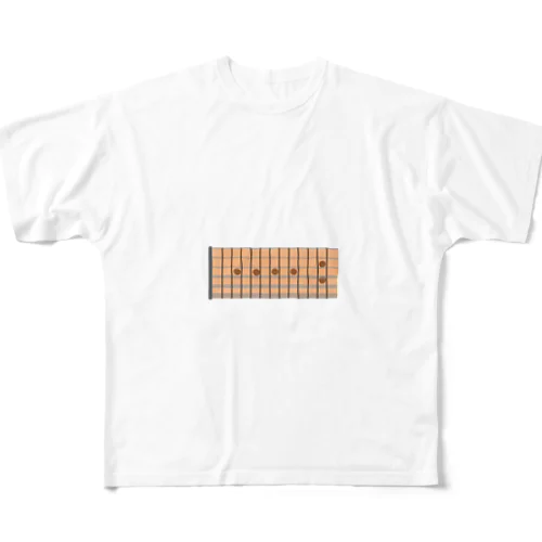 ギター指板 All-Over Print T-Shirt