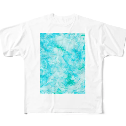 Sky Paper All-Over Print T-Shirt