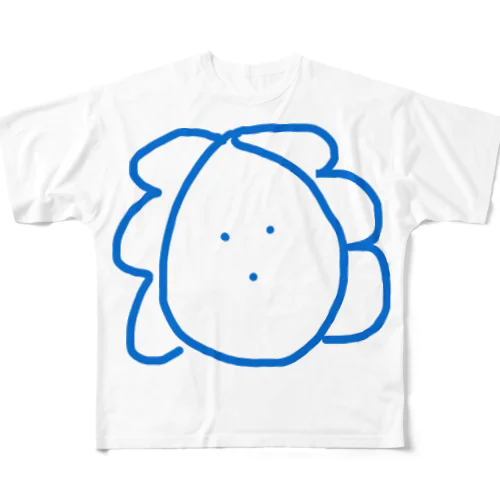 謎の生物くん フルグラフィックTシャツ