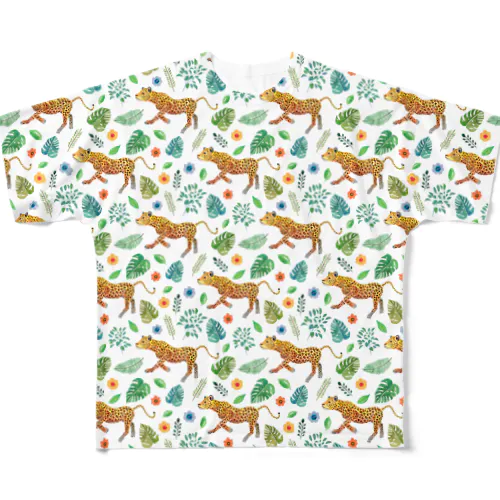 ジャングルジャガー All-Over Print T-Shirt