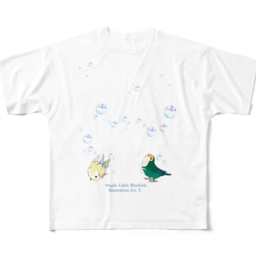 シャボン玉りるせなちゃん All-Over Print T-Shirt