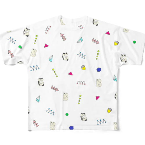 ビグモンとキカガク All-Over Print T-Shirt