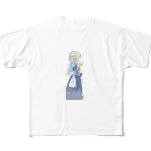 少女01 フルグラフィックTシャツ