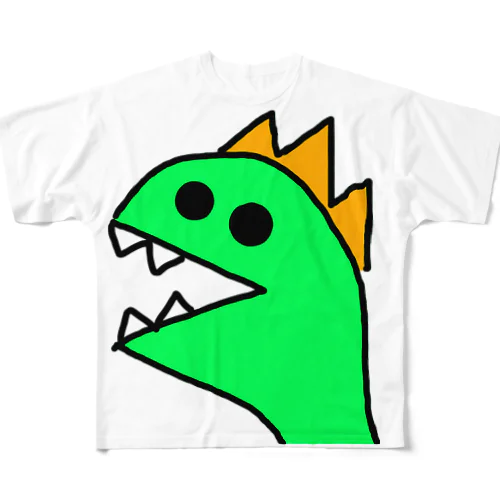 恐竜くん フルグラフィックTシャツ