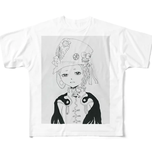 ナイト フルグラフィックTシャツ