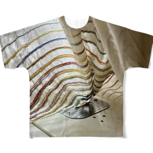 地獄のステッチ刺繍 〜虹〜 フルグラフィックTシャツ