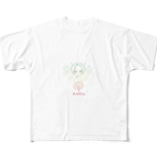 あ フルグラフィックTシャツ