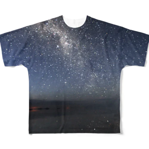 ウユニ塩湖の夜 All-Over Print T-Shirt