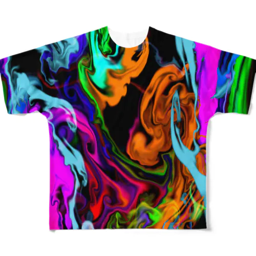 Swirl All-Over Print T-Shirt