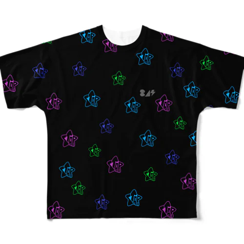 星の星柄 All-Over Print T-Shirt