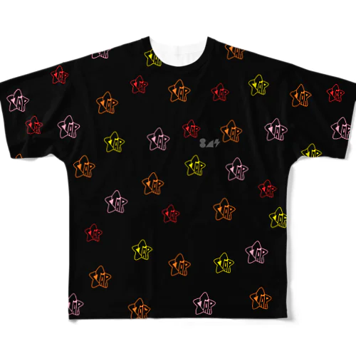 星の星柄 All-Over Print T-Shirt